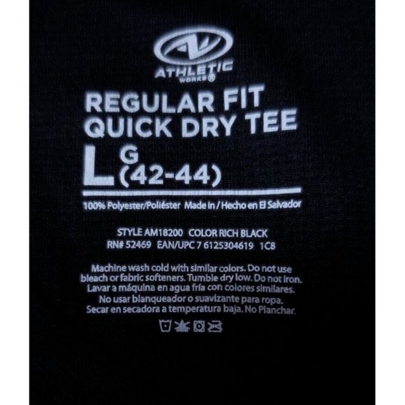 Athletic Works Driworks Mens Large Black Gold Peterbilt Me And My Truck Shirt - Picture 11 of 12